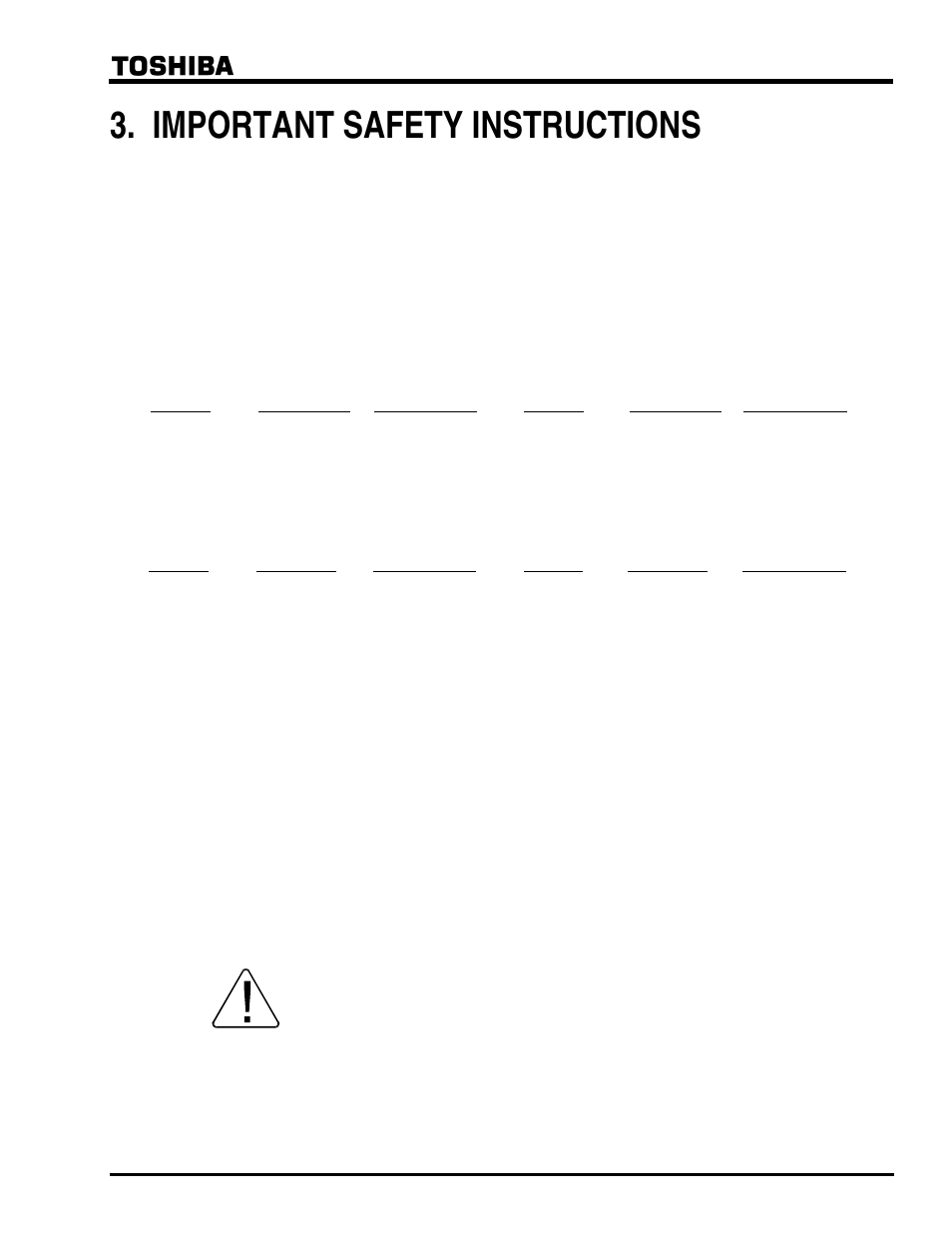 Important safety instructions, Save these instructions, Caution | Toshiba Uninterruptible Power System G8000 Series User Manual | Page 6 / 41