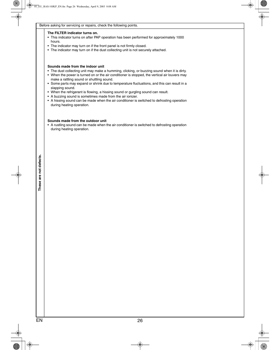 26 en | Toshiba RAS-13JKVP-E User Manual | Page 28 / 31