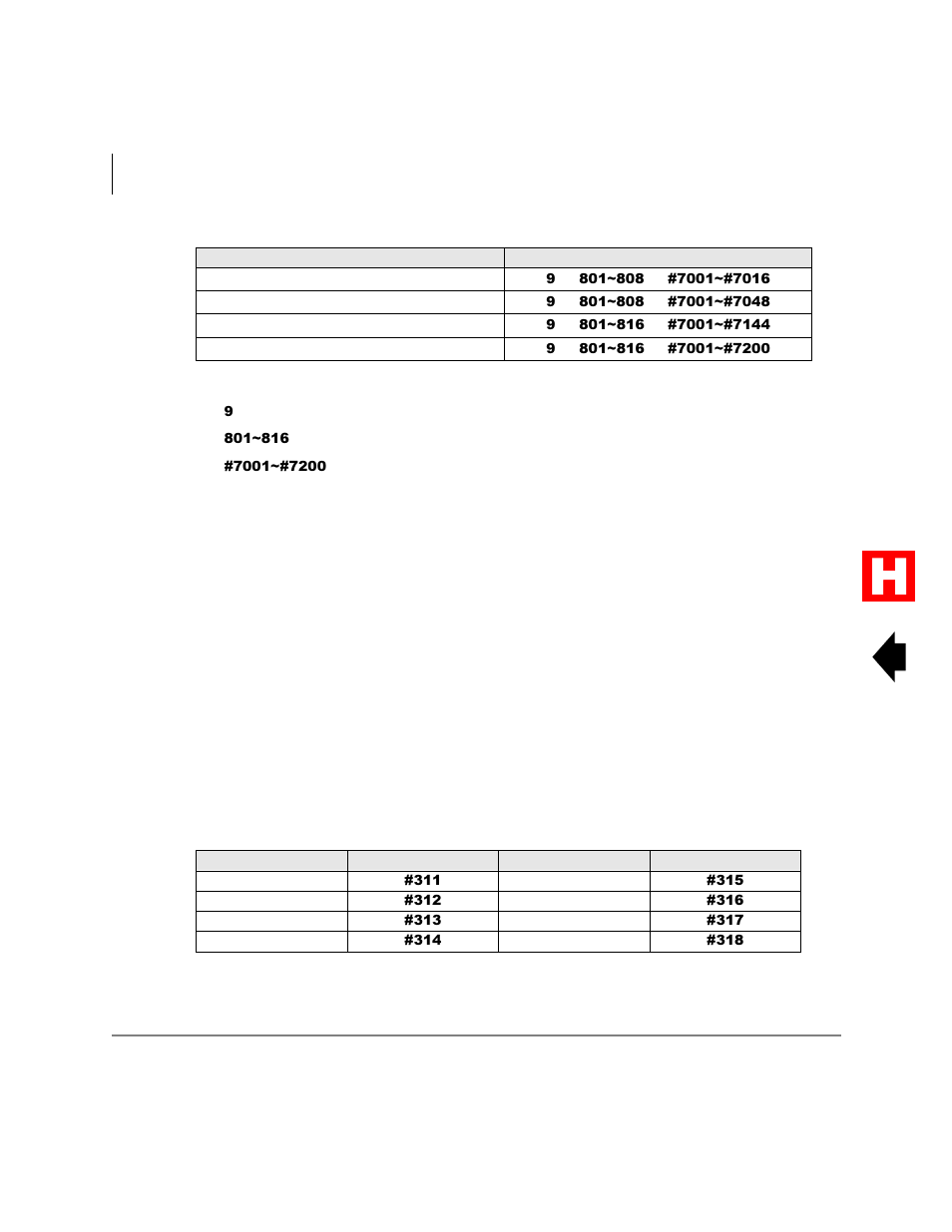 Feature access codes, Paging access codes, Feature access codes paging access codes | Tables 13, On see | Toshiba Starta DK Digital Telephone User Manual | Page 122 / 136