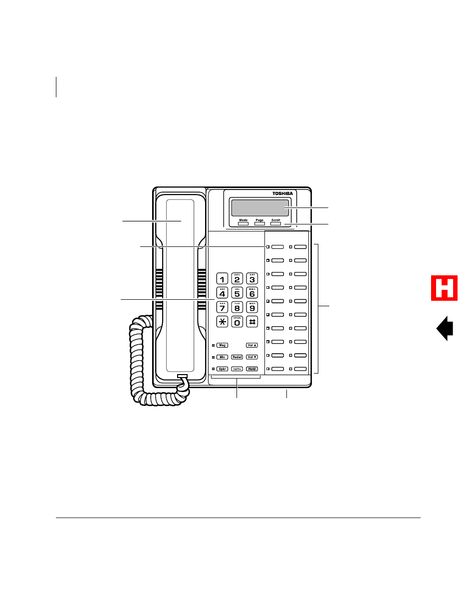 Buttons | Toshiba Starta DK Digital Telephone User Manual | Page 14 / 136