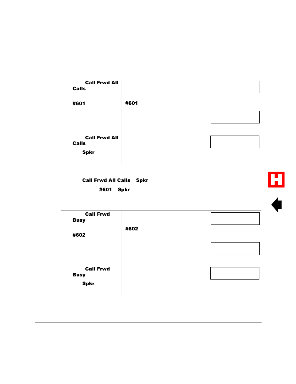 Call forward–all calls, Call forward–busy, Call forward–all calls call forward–busy | Toshiba Starta DK Digital Telephone User Manual | Page 38 / 136