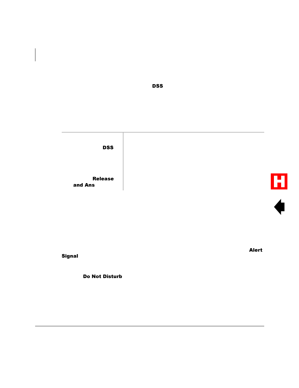 Direct station selection (dss) buttons (hotline), Do not disturb (dnd) | Toshiba Starta DK Digital Telephone User Manual | Page 52 / 136