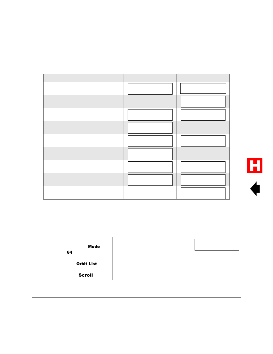 Call park orbit list display, Call, Park orbit list display | T (see, Table 10 | Toshiba Starta DK Digital Telephone User Manual | Page 97 / 136