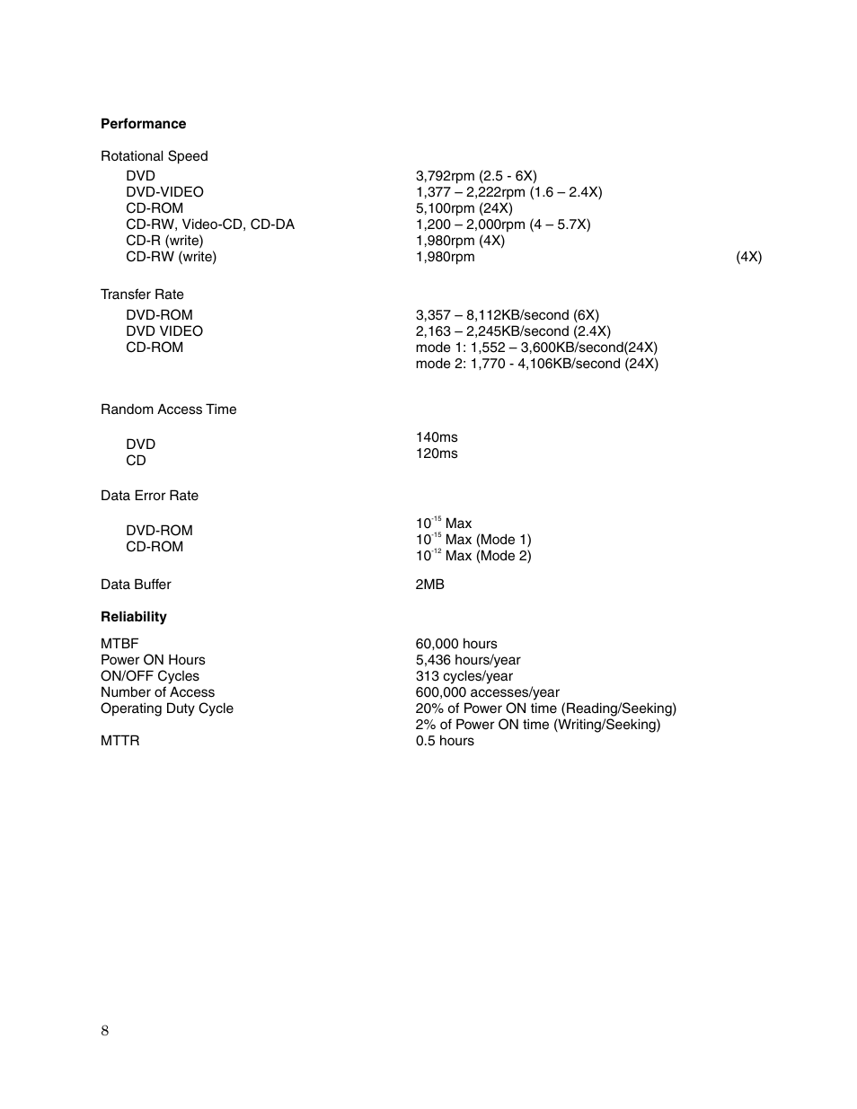 Toshiba SD-R2002 User Manual | Page 10 / 12