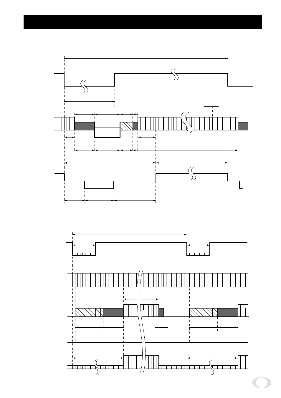 Ccd output waveform timing chart | Toshiba IK-TF5 User Manual | Page 33 / 36