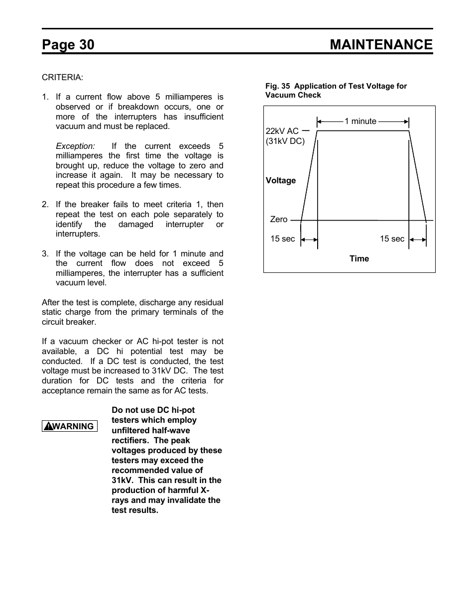 Page 30 maintenance | Toshiba HV6AS User Manual | Page 34 / 39