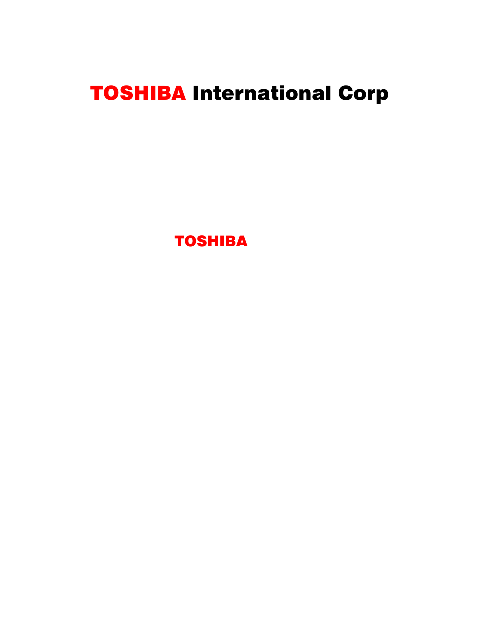 Toshiba 4200FA User Manual | 10 pages