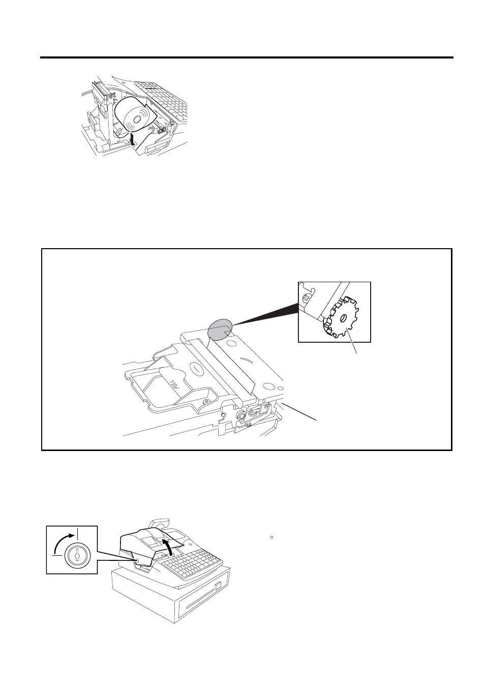 Installing/replacing the receipt/journal roll, 1 installing/replacing the receipt/journal roll, Installing/replacing the receipt roll | Toshiba MA-1595-1 User Manual | Page 17 / 263