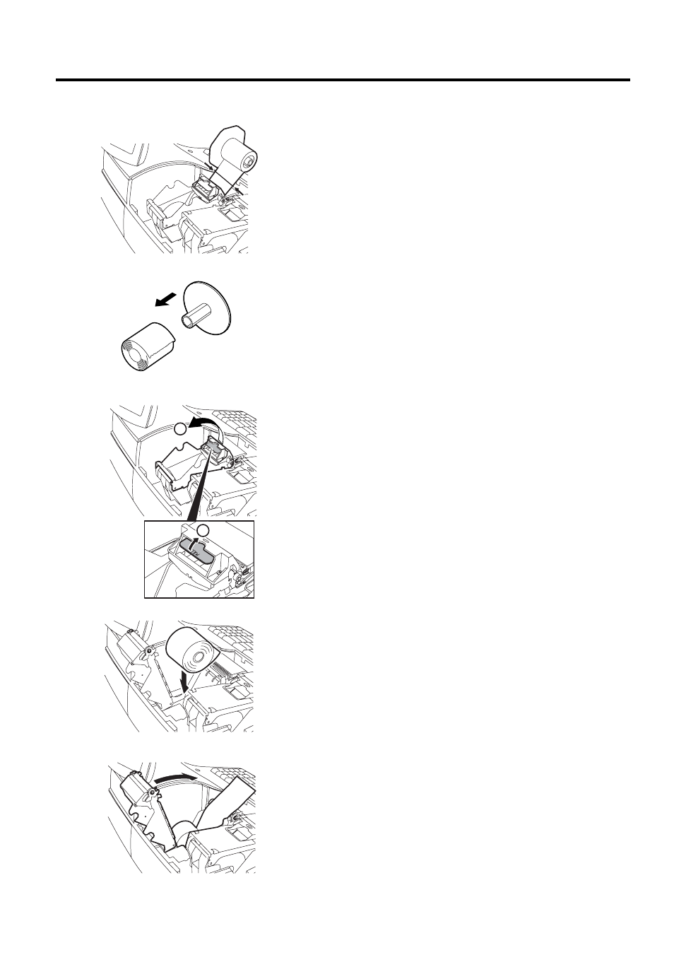 Installing/replacing the journal roll | Toshiba MA-1595-1 User Manual | Page 19 / 263