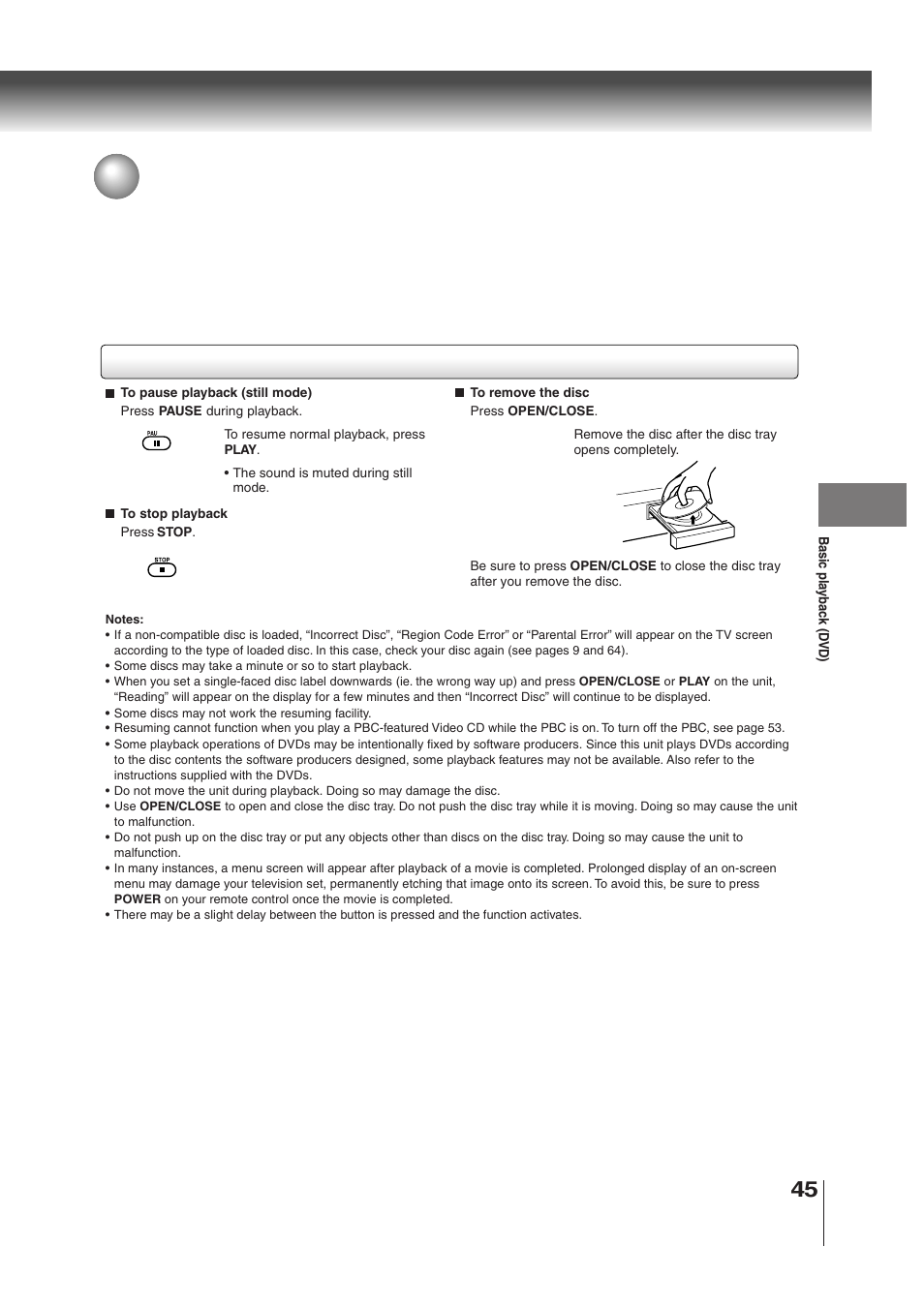 Toshiba MD30H82 User Manual | Page 45 / 72