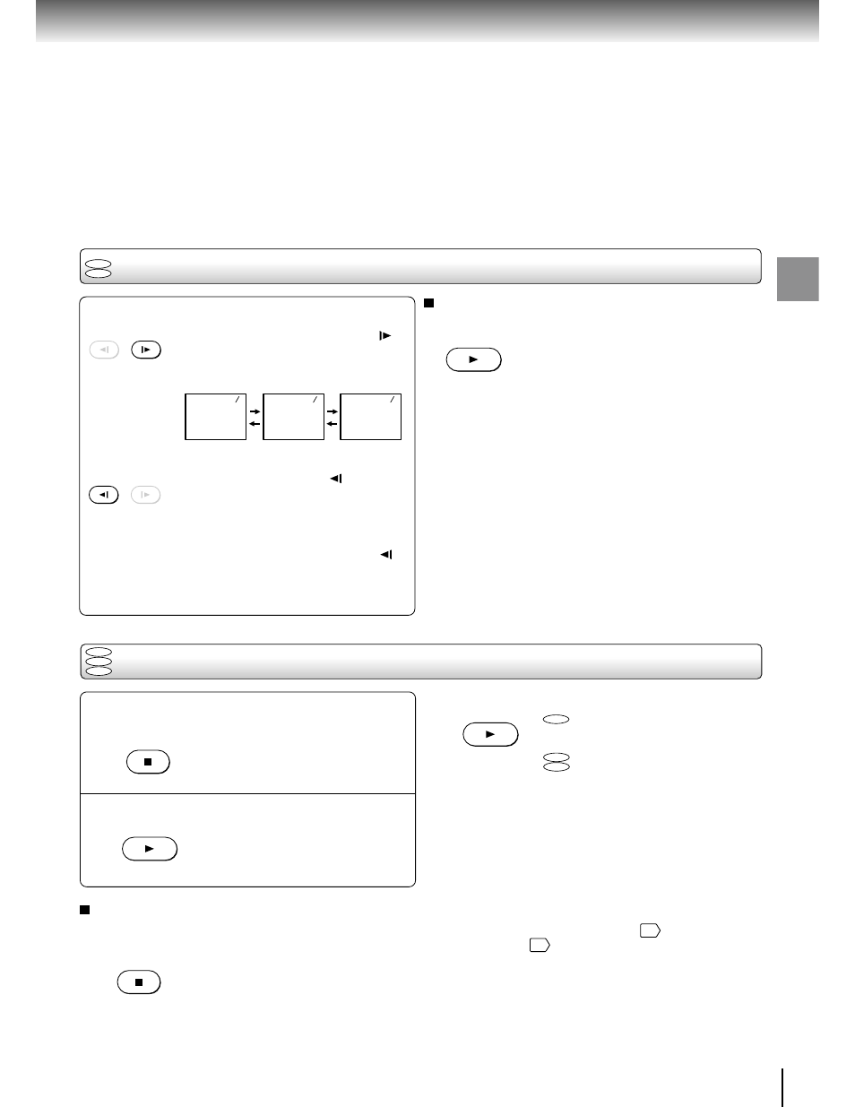 Playing in slow-motion, Resuming playback from the same location | Toshiba SD-2150 User Manual | Page 23 / 46