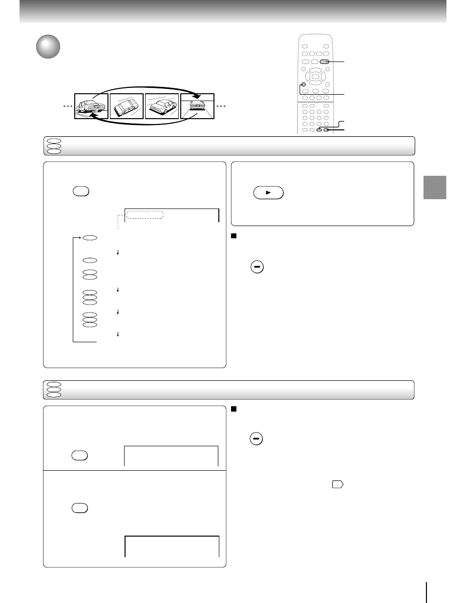 Playing repeatedly, Repeating a title, chapter, or track, Repeating a specific segment | Toshiba SD-2150 User Manual | Page 27 / 46