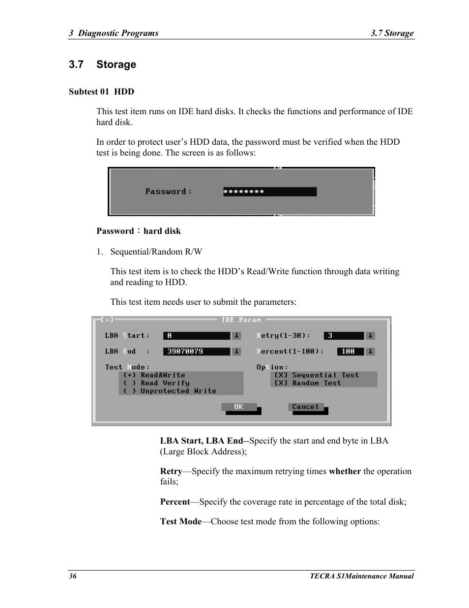 Storage, 7 storage | Toshiba TECRA S1 User Manual | Page 110 / 268