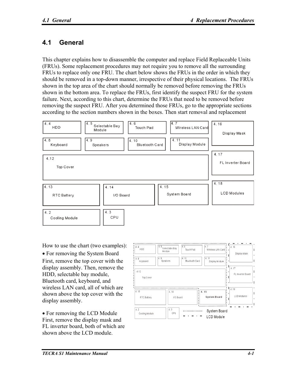 General, 1 general | Toshiba TECRA S1 User Manual | Page 149 / 268