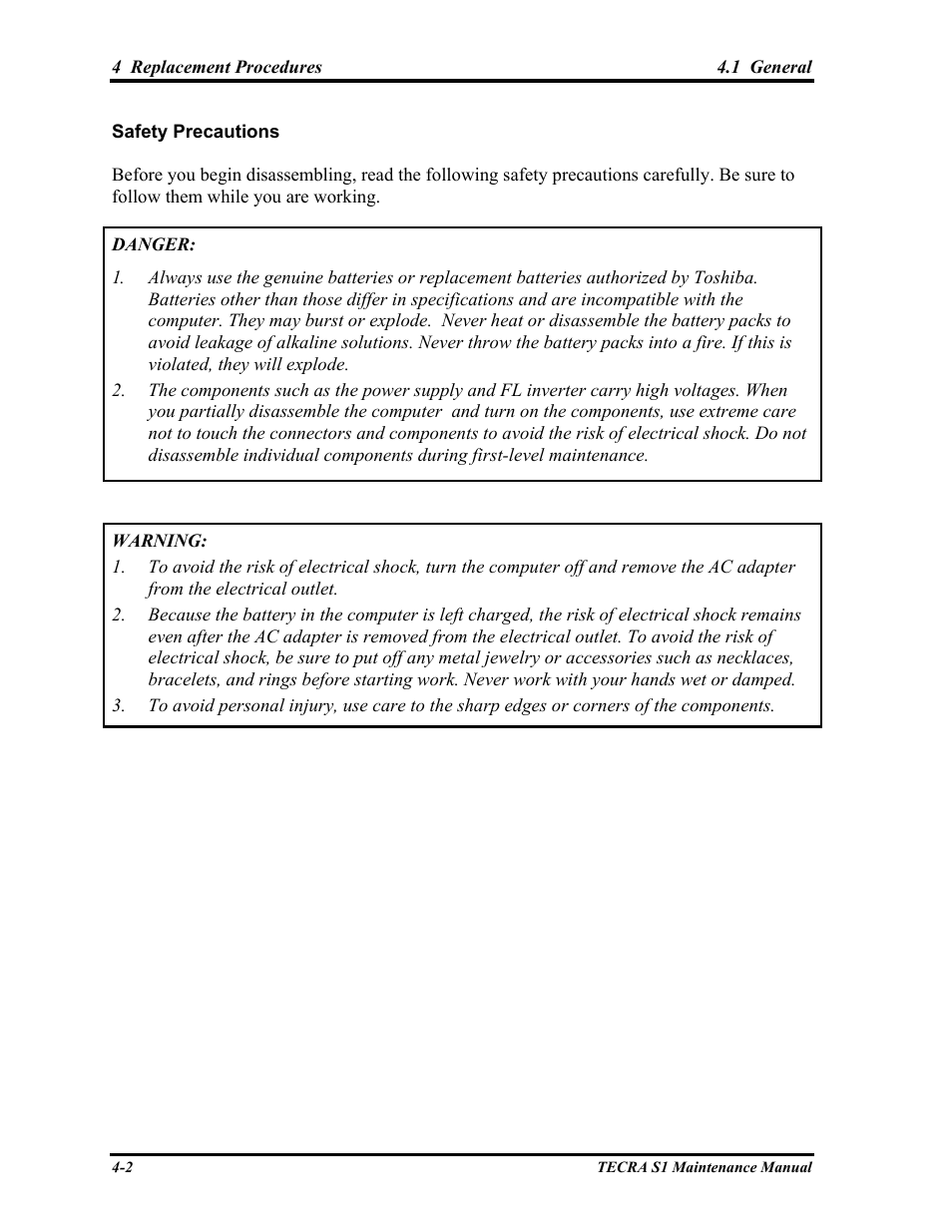 Toshiba TECRA S1 User Manual | Page 150 / 268