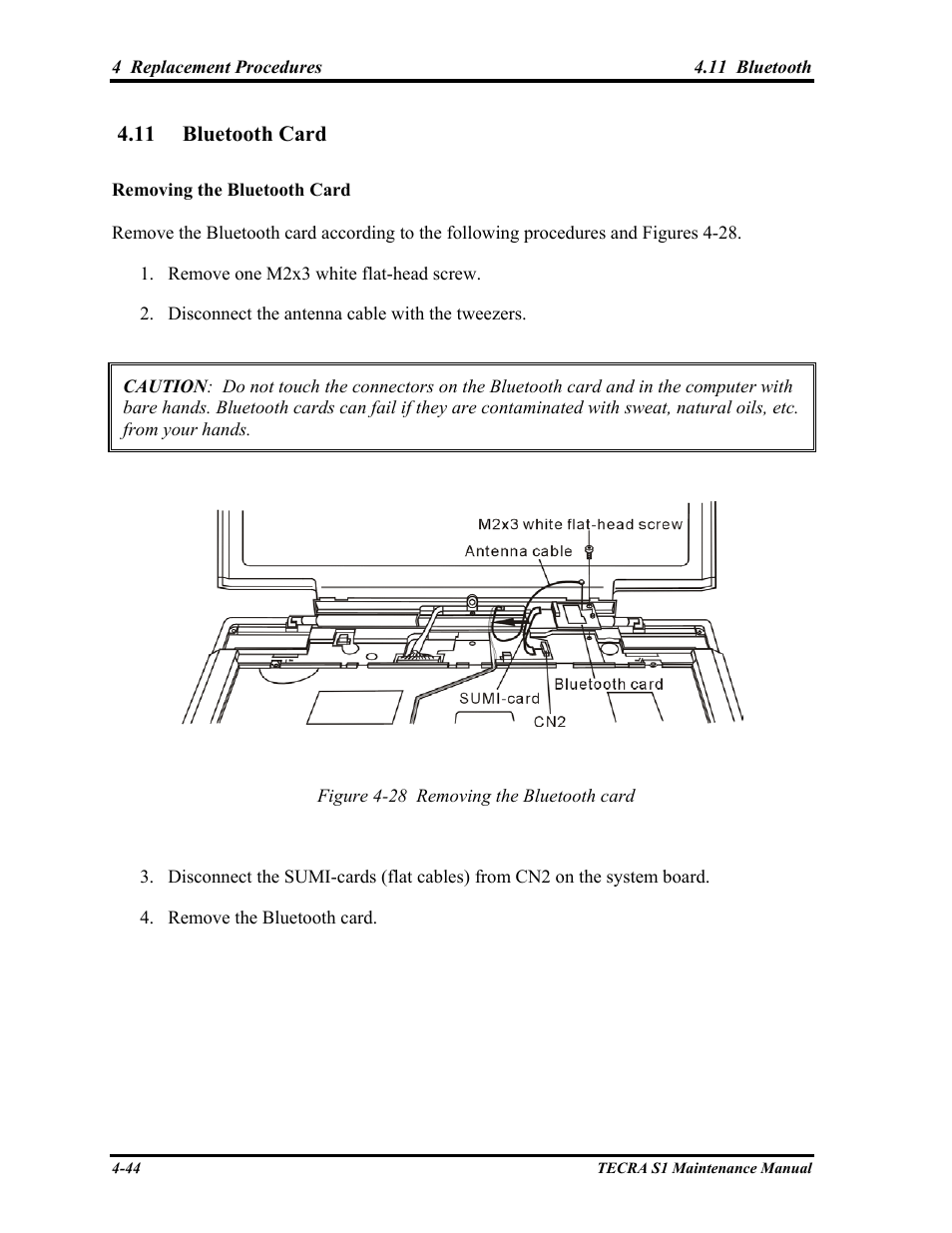 Bluetooth card | Toshiba TECRA S1 User Manual | Page 192 / 268