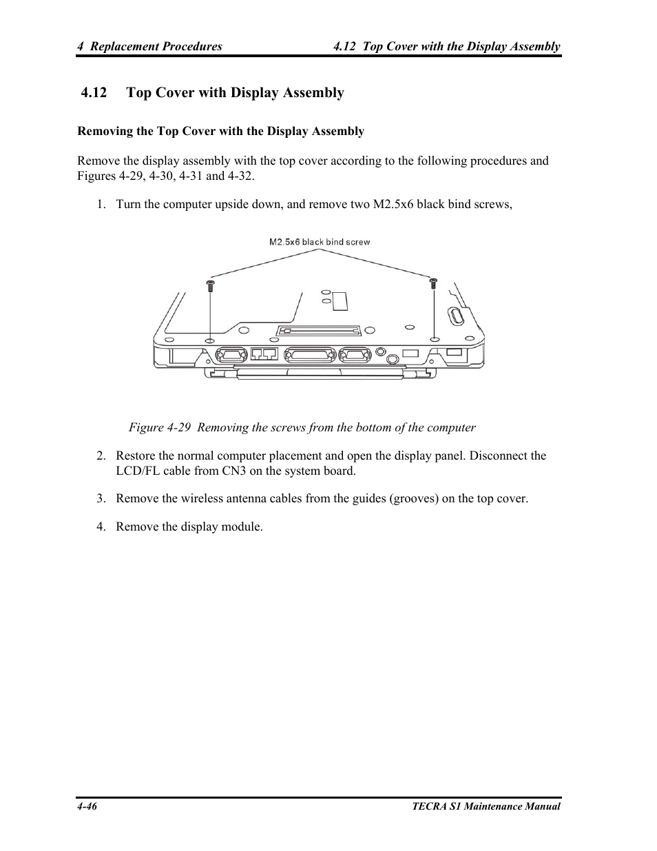 Top cover with display assembly | Toshiba TECRA S1 User Manual | Page 194 / 268