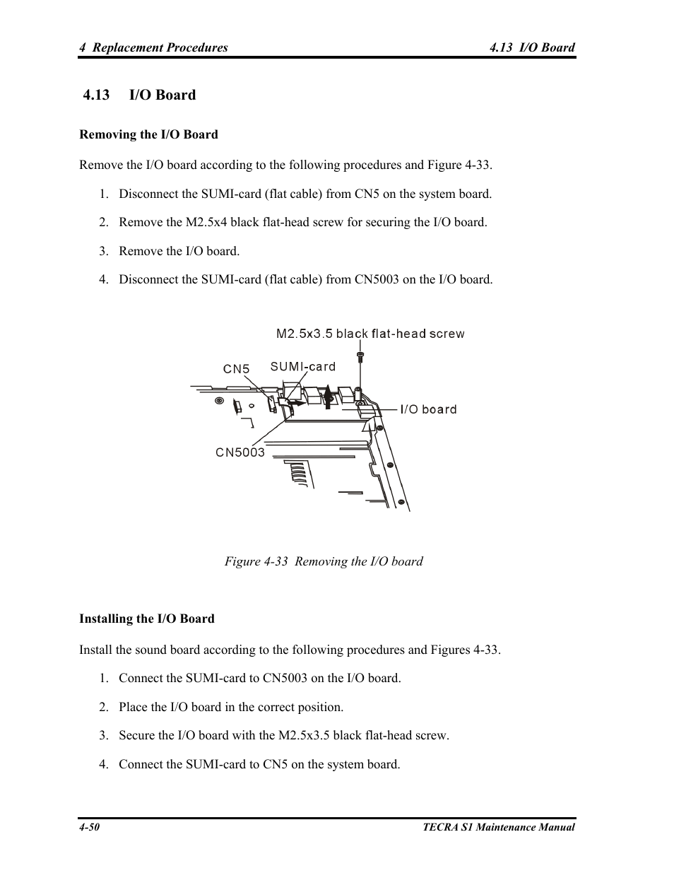 I/o board | Toshiba TECRA S1 User Manual | Page 198 / 268