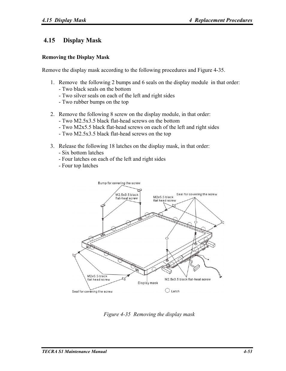 Display mask | Toshiba TECRA S1 User Manual | Page 201 / 268