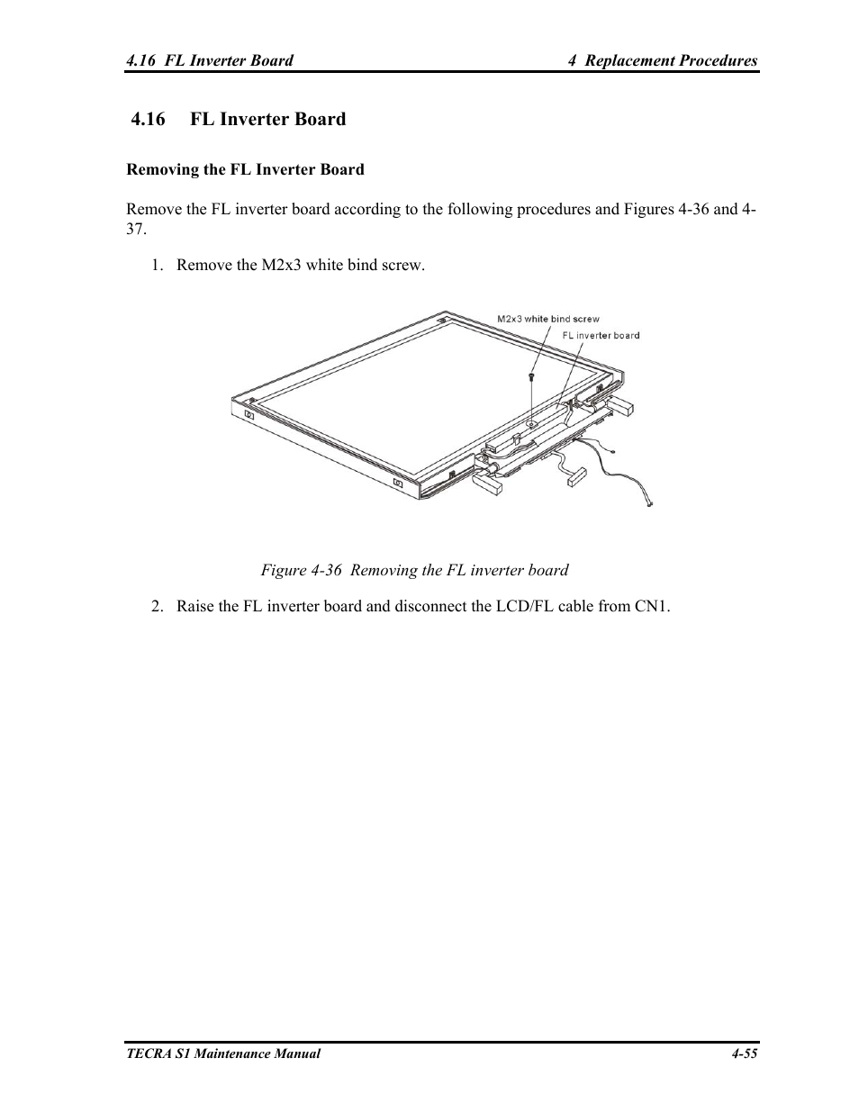 Fl inverter board | Toshiba TECRA S1 User Manual | Page 203 / 268