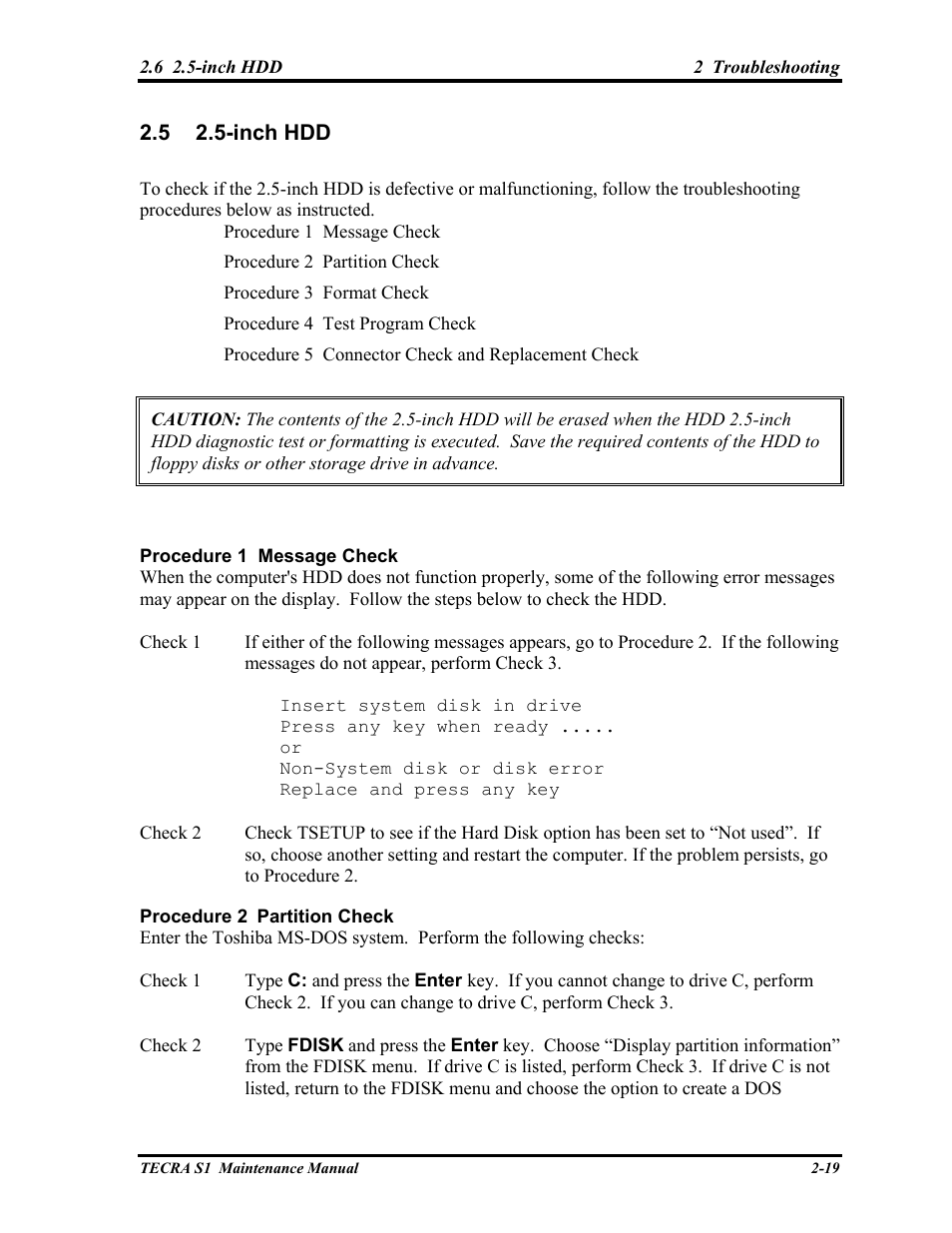 Inch hdd | Toshiba TECRA S1 User Manual | Page 56 / 268