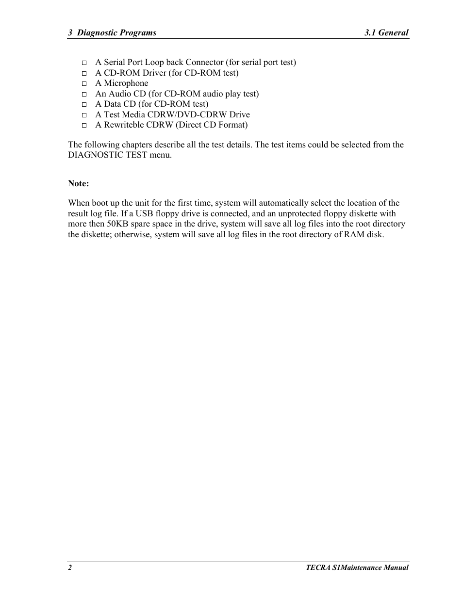 Toshiba TECRA S1 User Manual | Page 76 / 268