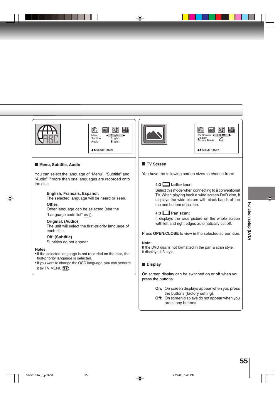 Toshiba MW20F12 User Manual | Page 55 / 68