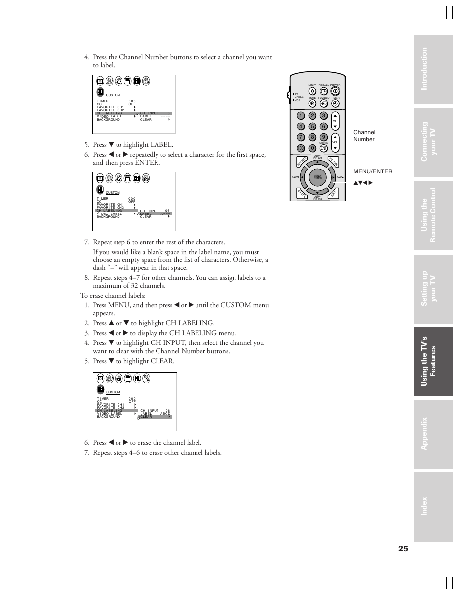 Toshiba 36HF12 User Manual | Page 25 / 54