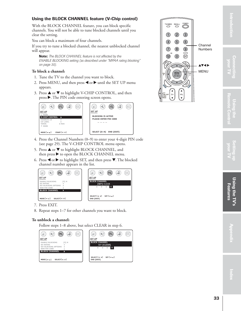 Toshiba 32AF14 User Manual | Page 33 / 48