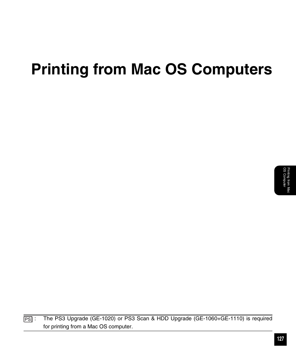 Printing from mac os computers | Toshiba 810 User Manual | Page 129 / 218