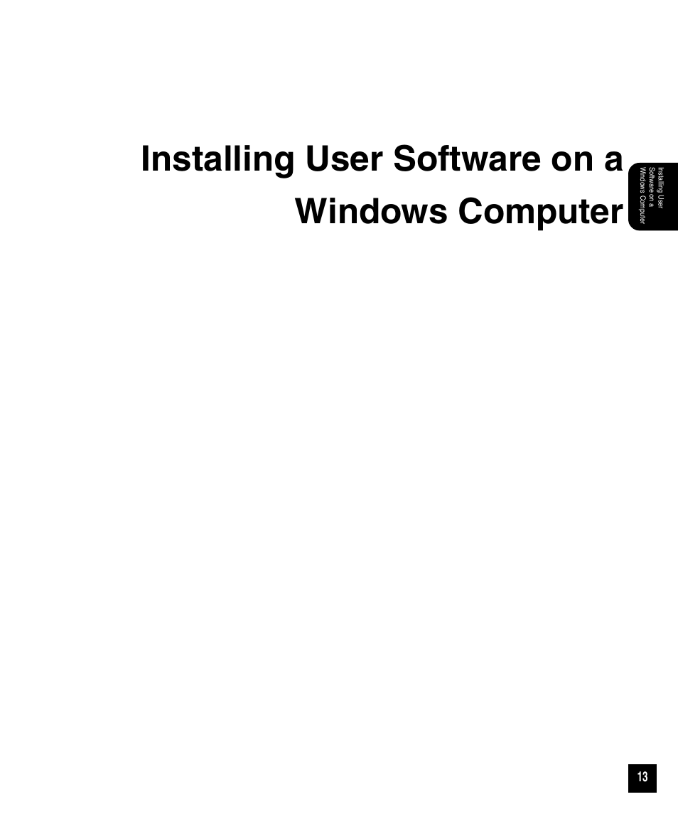 Installing user software on a windows computer | Toshiba 810 User Manual | Page 15 / 218