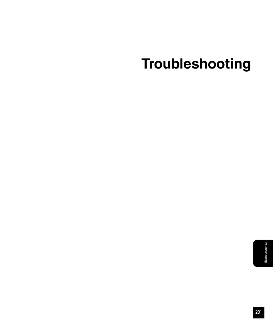 Troubleshooting | Toshiba 810 User Manual | Page 203 / 218