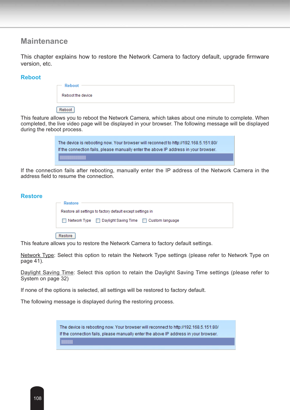 Maintenance | Toshiba IK-WB30A User Manual | Page 108 / 121