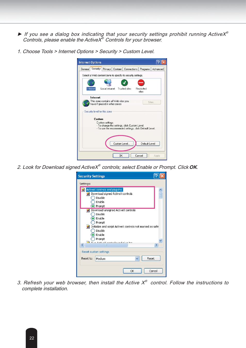 Toshiba IK-WB30A User Manual | Page 22 / 121