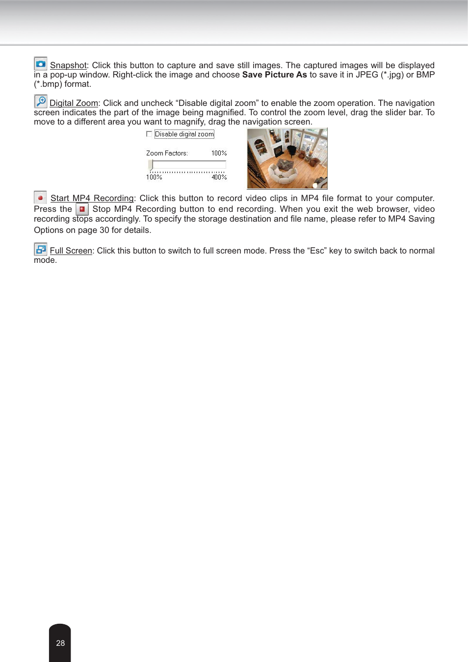 Toshiba IK-WB30A User Manual | Page 28 / 121