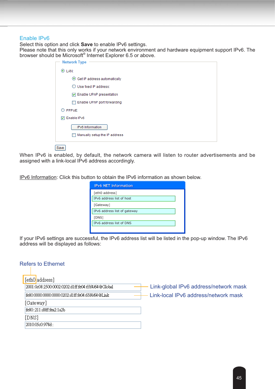 Toshiba IK-WB30A User Manual | Page 45 / 121