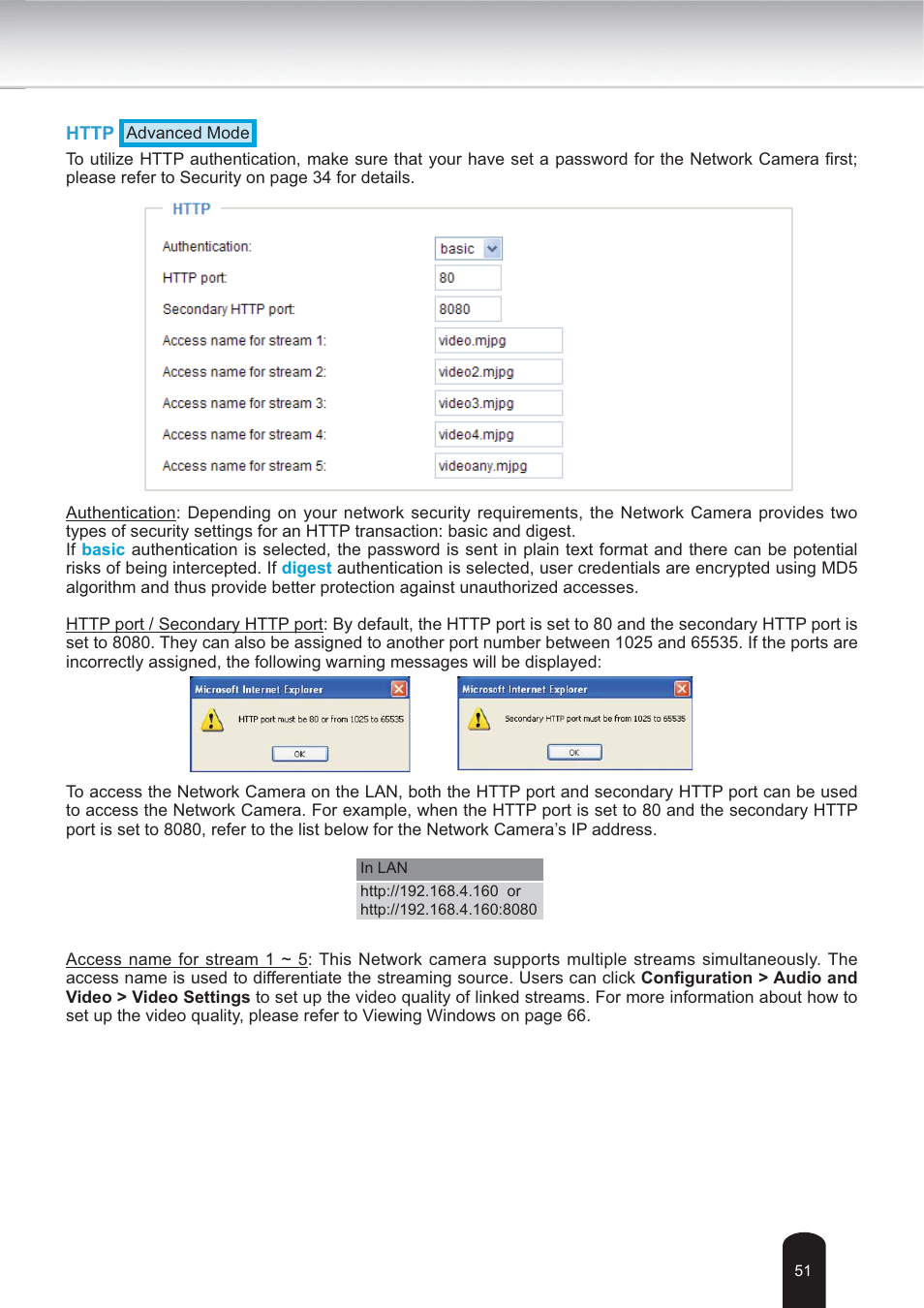 Toshiba IK-WB30A User Manual | Page 51 / 121