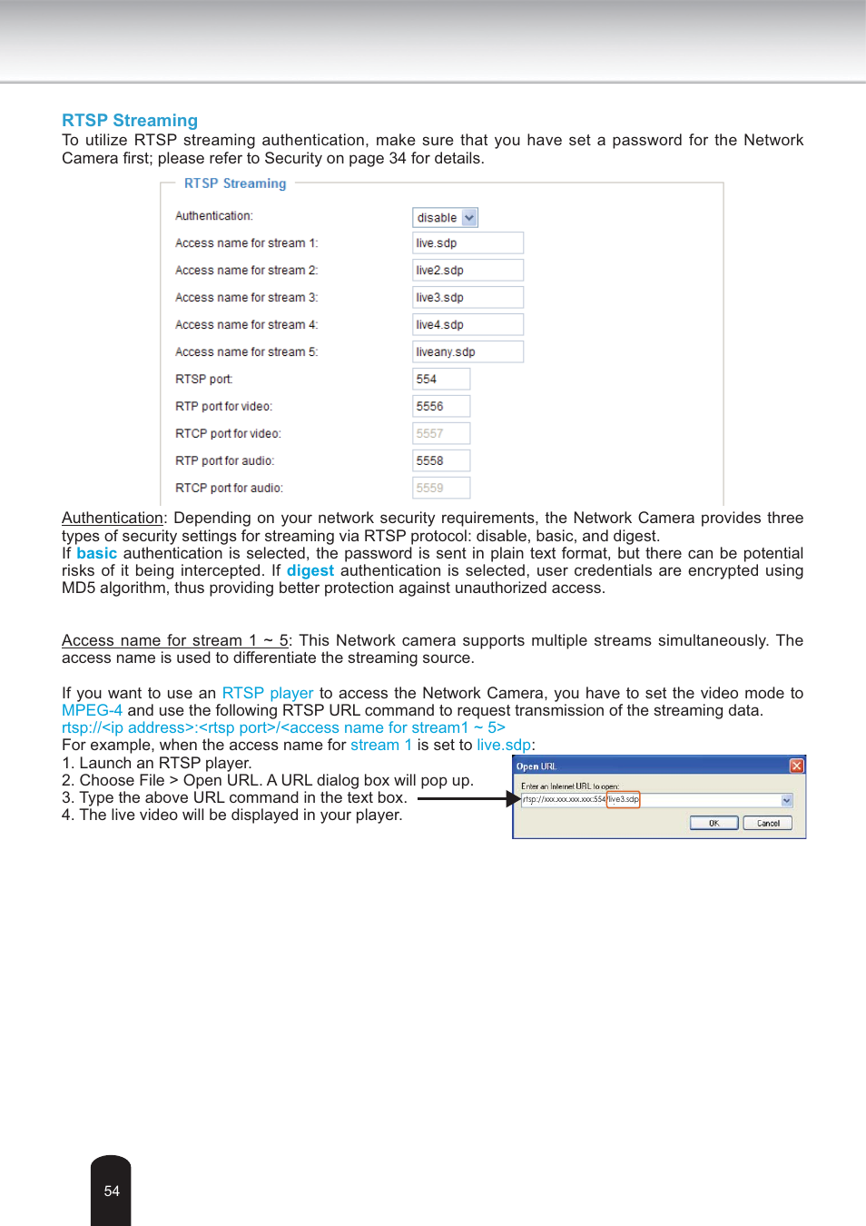 Toshiba IK-WB30A User Manual | Page 54 / 121