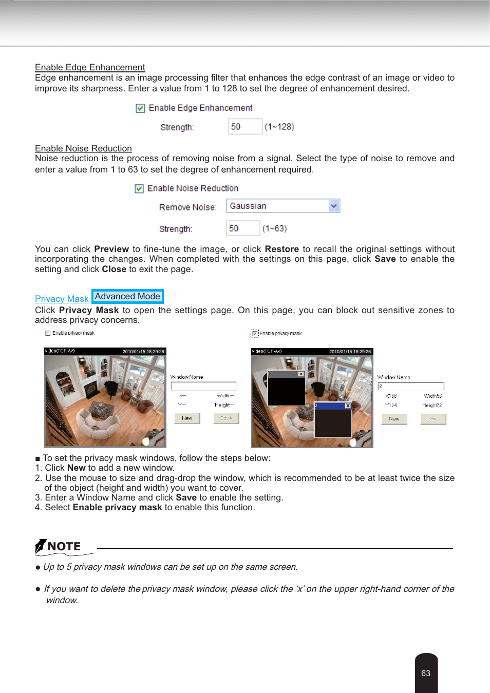 Toshiba IK-WB30A User Manual | Page 63 / 121