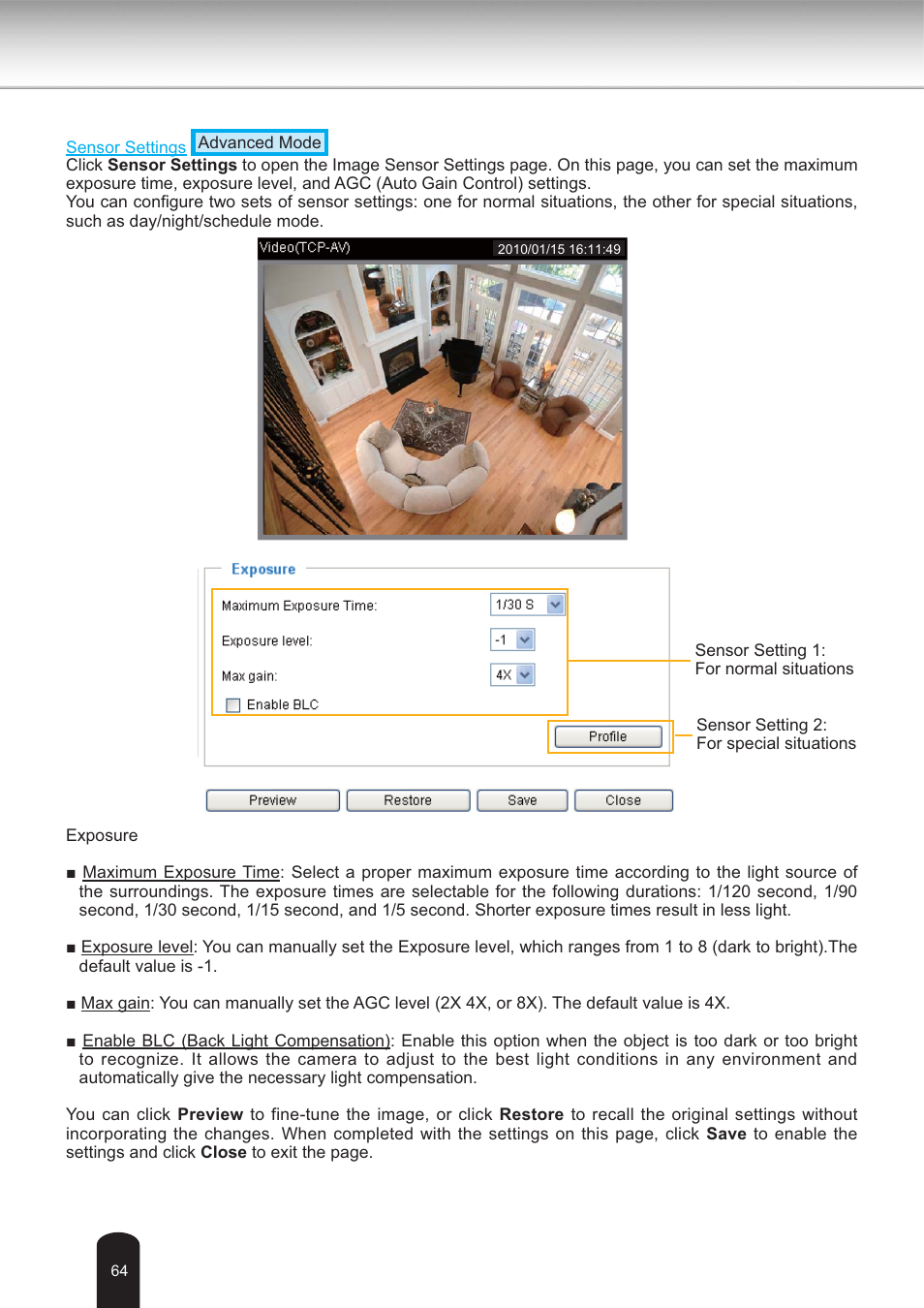 Toshiba IK-WB30A User Manual | Page 64 / 121