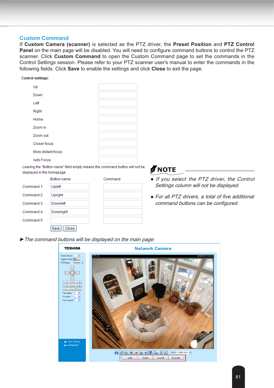 Toshiba IK-WB30A User Manual | Page 81 / 121