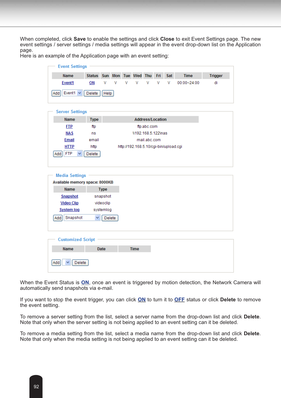 Toshiba IK-WB30A User Manual | Page 92 / 121