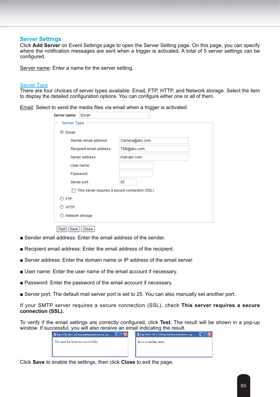 Toshiba IK-WB30A User Manual | Page 93 / 121