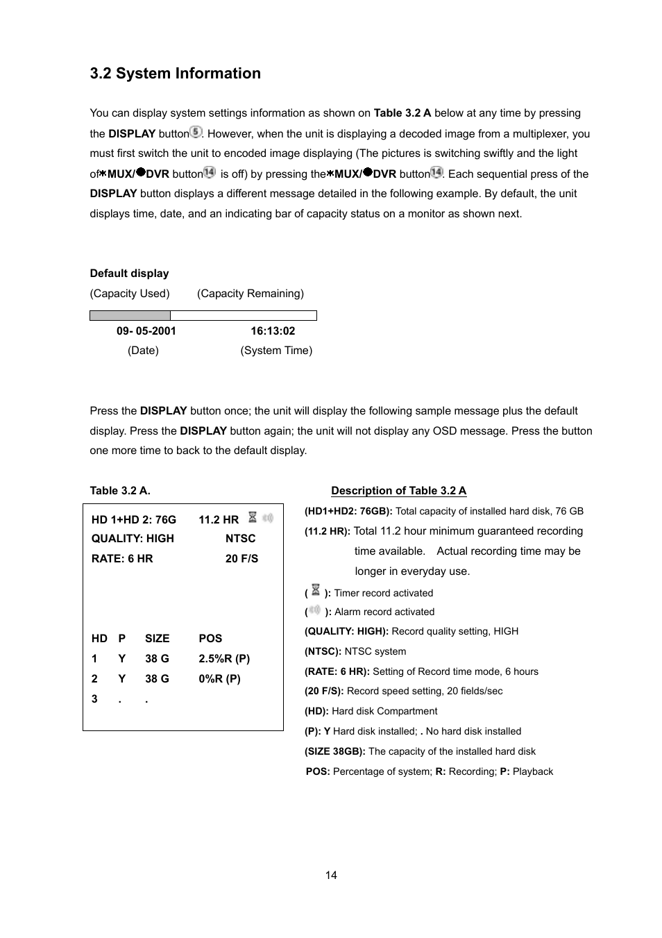 2 system information | Toshiba KV-HD01A User Manual | Page 15 / 56