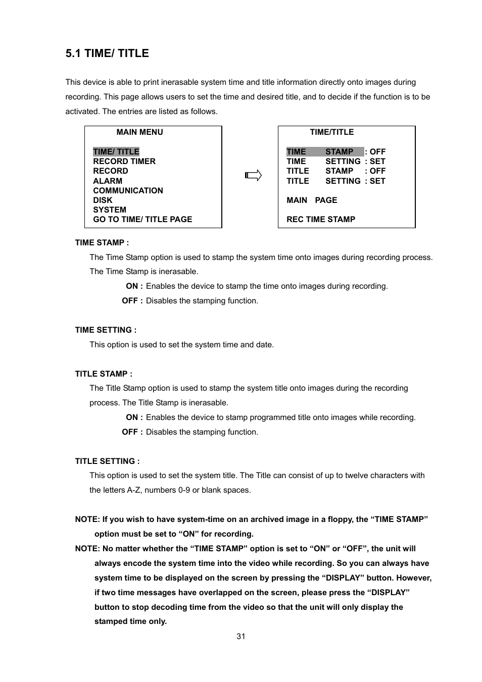 1 time/ title | Toshiba KV-HD01A User Manual | Page 32 / 56