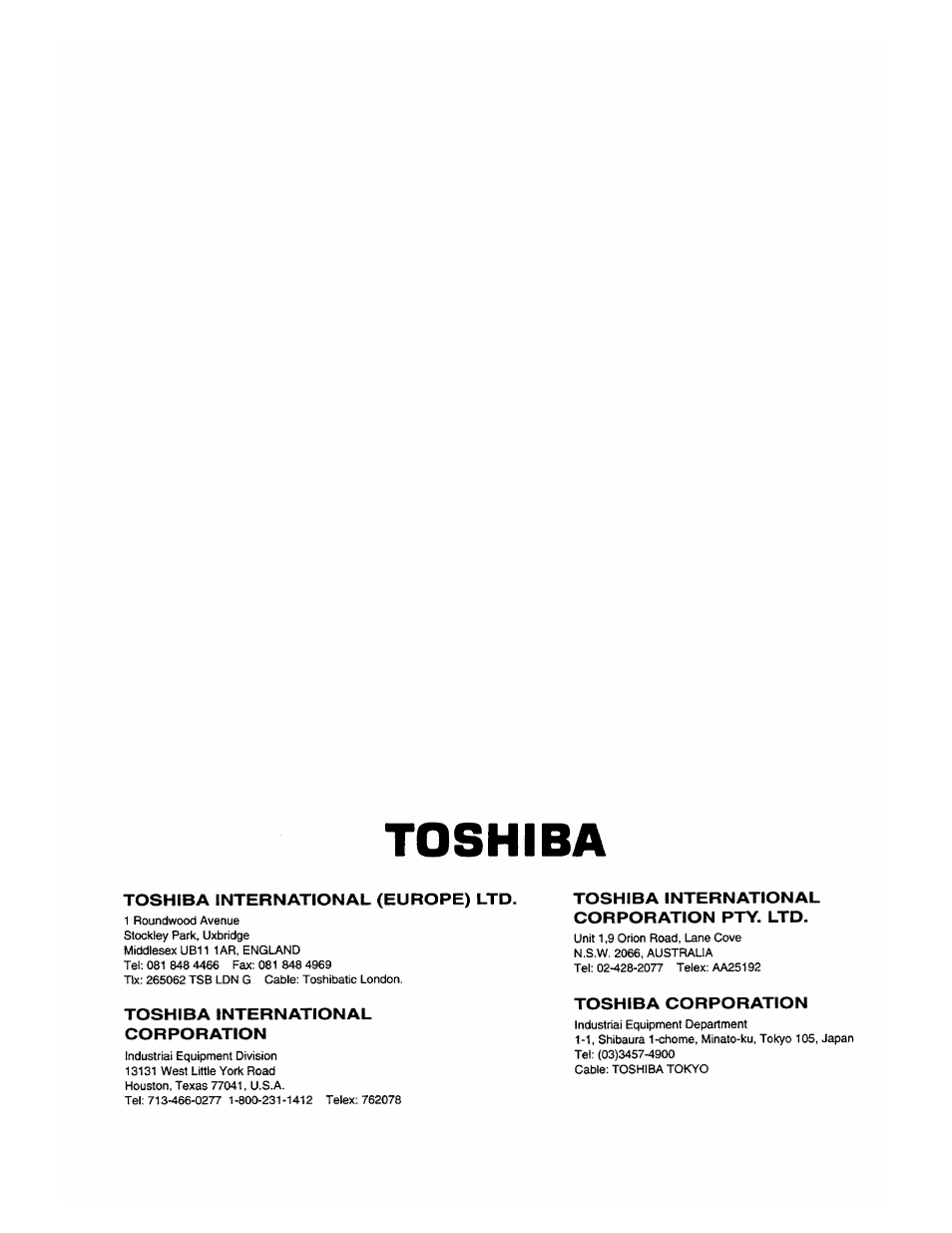 Toshiba DA364/DA374 User Manual | Page 34 / 34