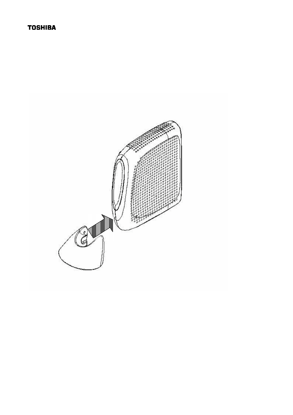 How to use the stand | Toshiba PCX2200 User Manual | Page 14 / 22