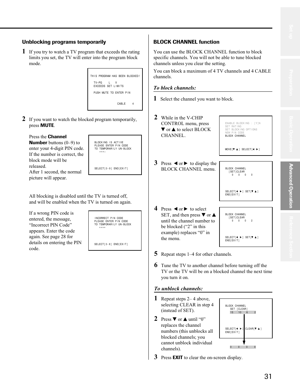 Toshiba 34AS41 User Manual | Page 31 / 35