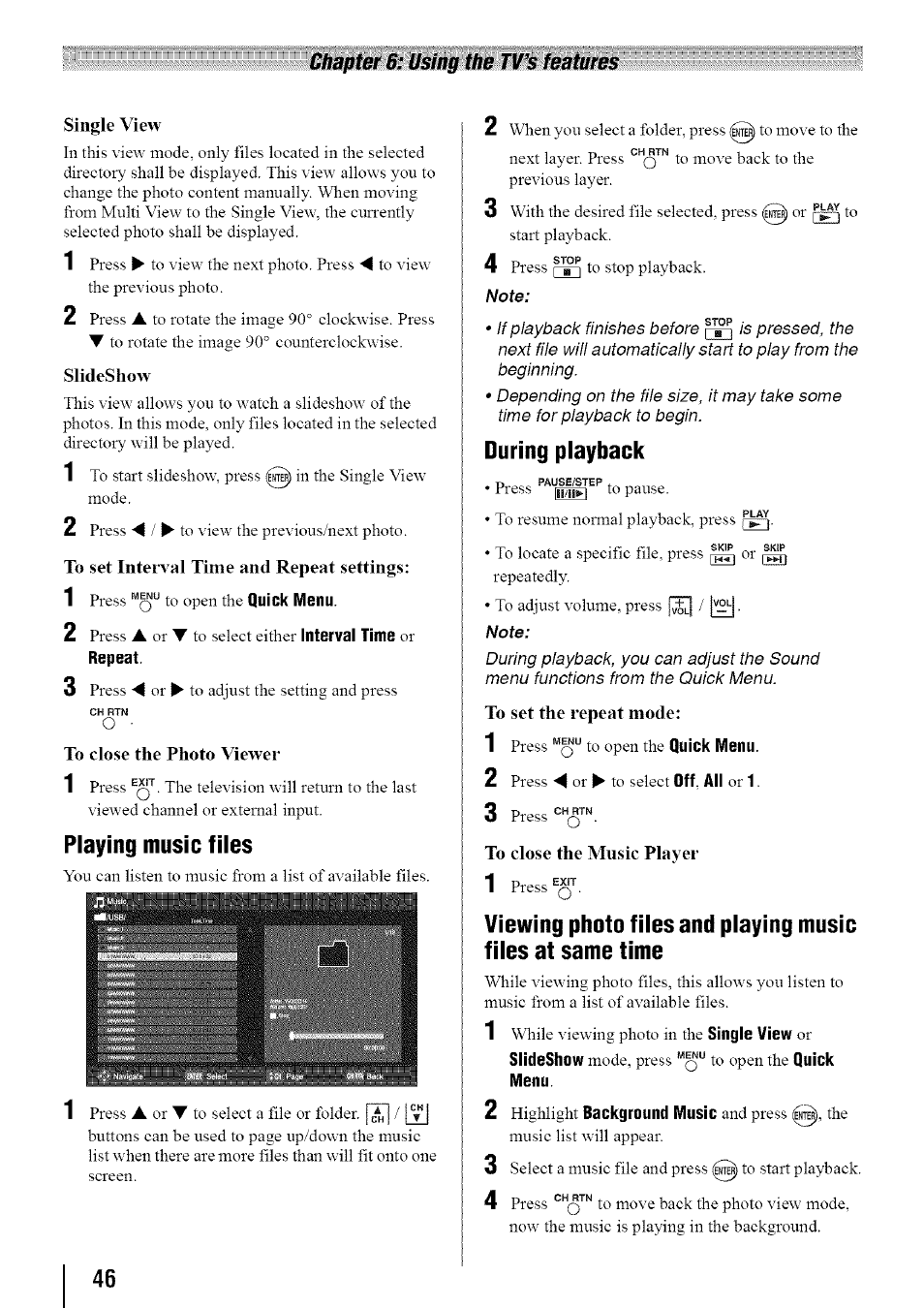 Toshiba 19SL410U User Manual | Page 46 / 62