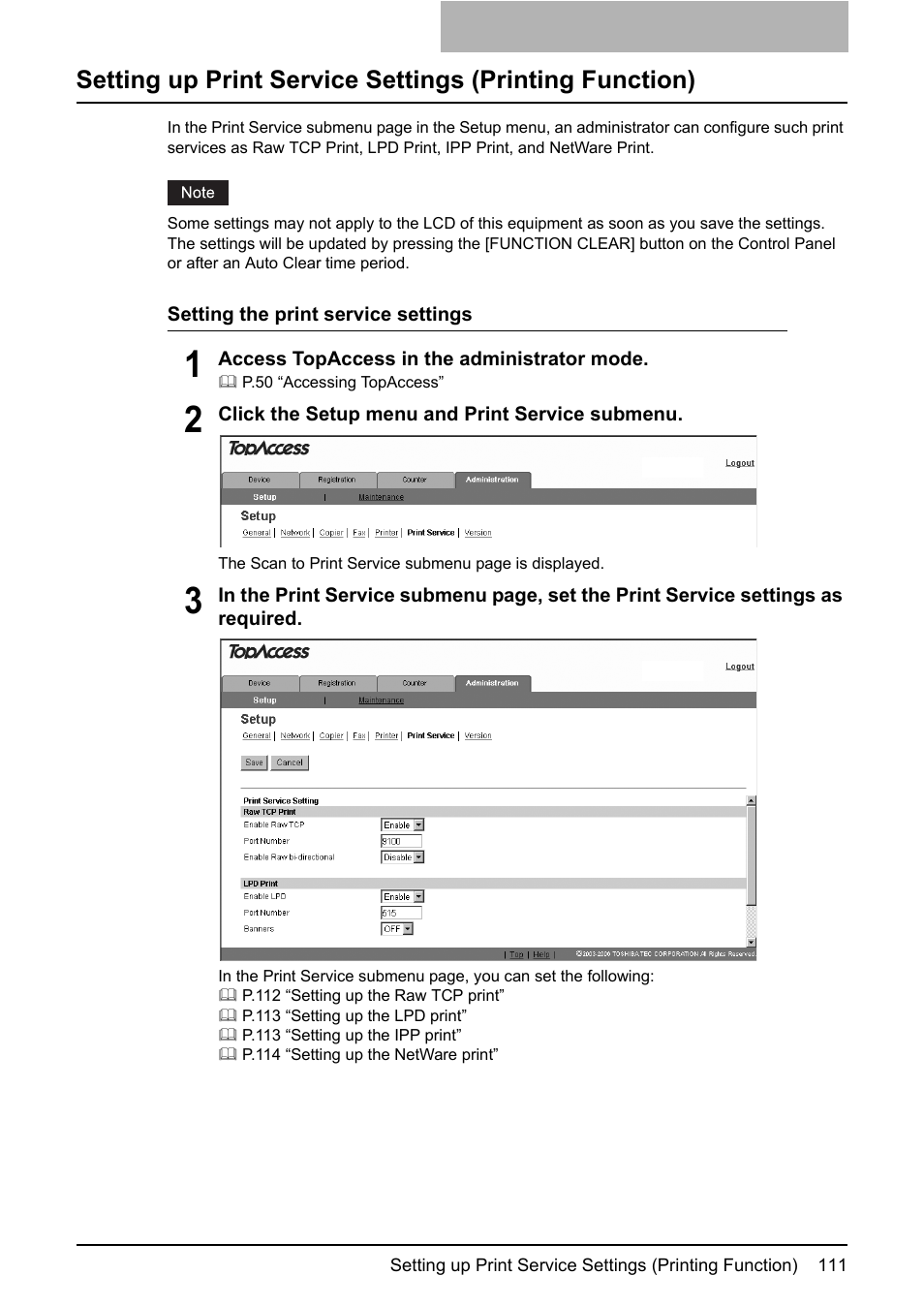 Toshiba GA-1190 User Manual | Page 113 / 156